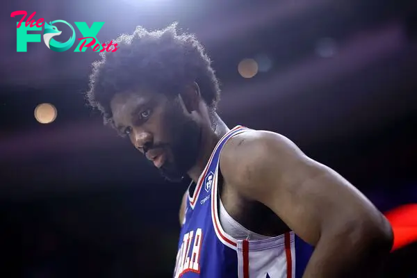 Joel Embiid #21 of the Philadelphia 76ers