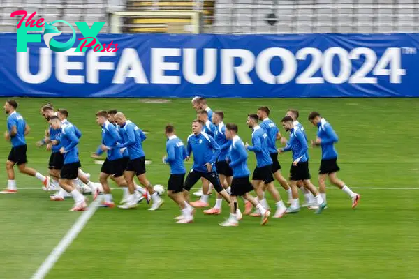 Slovenia training ahead of the UEFA Euro 2024 Football Championship.