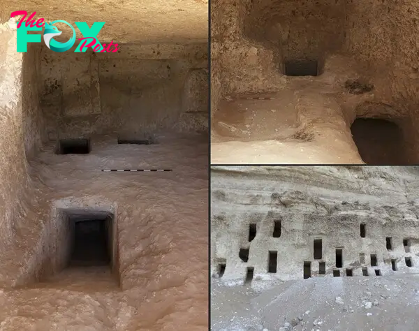 The tombs had different styles and some contained fake doors and wells