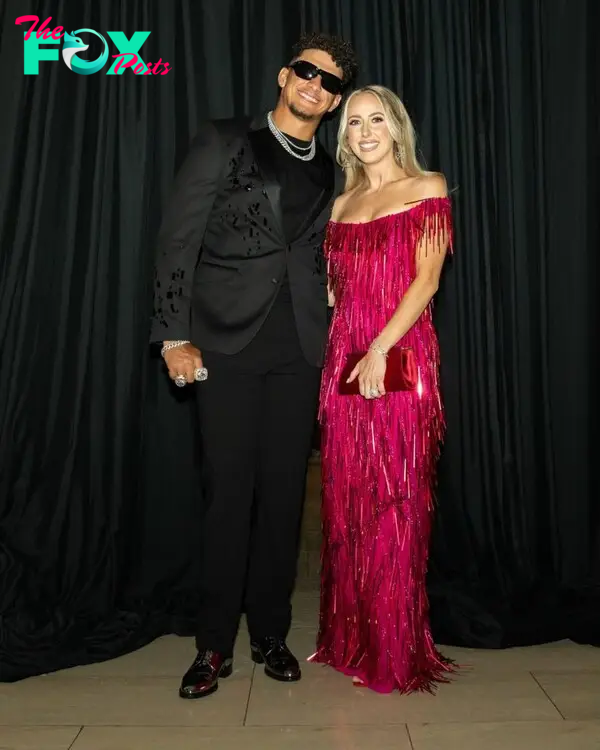 Brittany and Patrick Mahomes 