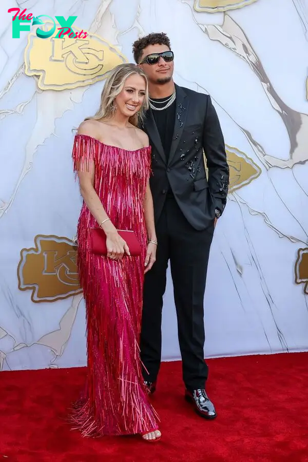 Brittany and Patrick Mahomes 