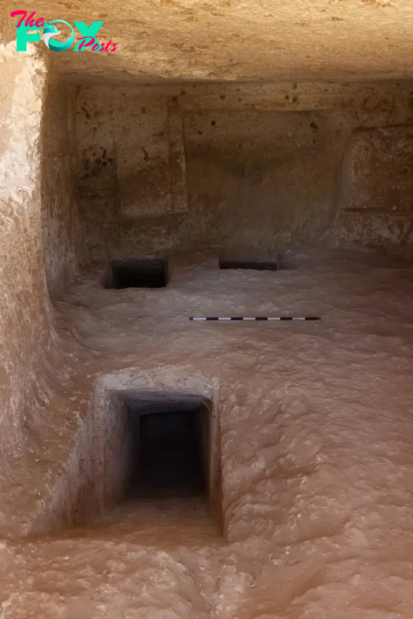 Some of the tombs had ramps leading to burial chambers