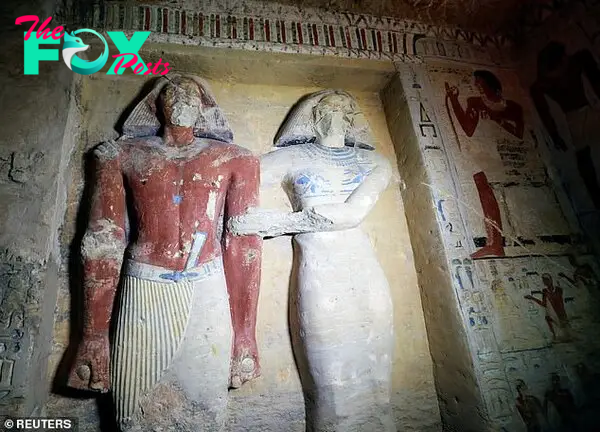 The tomb is described as 'one of a kind in the last decades' as the tomb was unique due to the type of statues and its near perfect condition