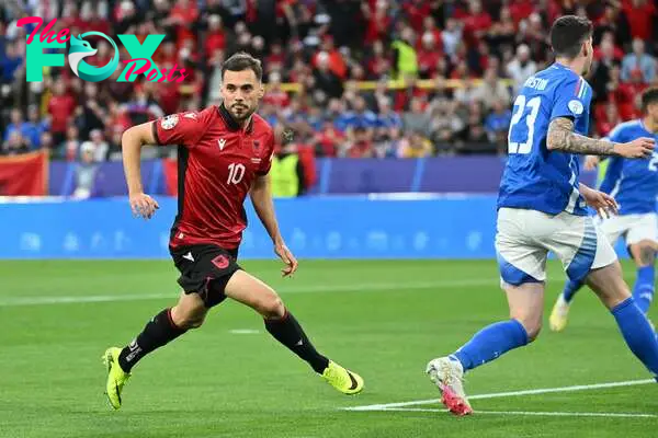 Albania’s Nedim Bajrami broke a 20-year-old record when he scored in the opening seconds of his team’s Euro 2024 opener against Italy today.