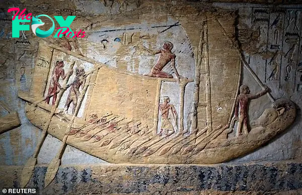 Scenes in the ancient tomb depicted life during the rule of King Neferirkare Kakai during the Fifth Dynasty