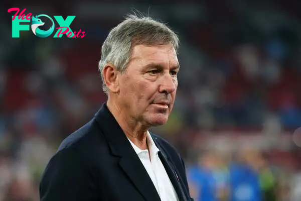 Bryan Robson, former Manchester United player looks on during Soccer Aid for Unicef 2023 at Old Trafford on June 11, 2023 in Manchester, England.