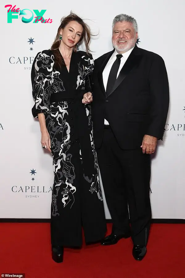 AмƄer and John Syмond are pictured at the official opening night of Capella Sydney on March 30, 2023 in Sydney, Australia