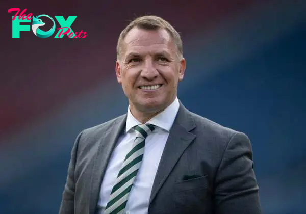 Celtic manager Brendan Rodgers after the Scottish Gas Mens Scottish Cup Final between Celtic and Rangers at Hampden Park on May 25, 2024 in Glasgow...