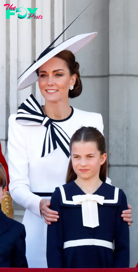 Kate Middleton and Princess Charlotte.