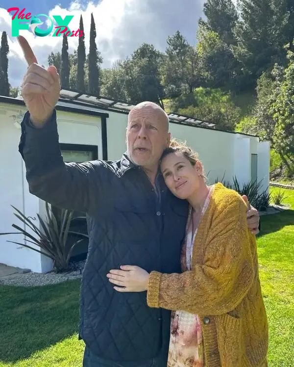 Bruce Willis and daughter