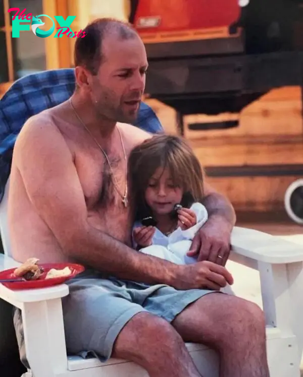 Bruce Willis and daughter