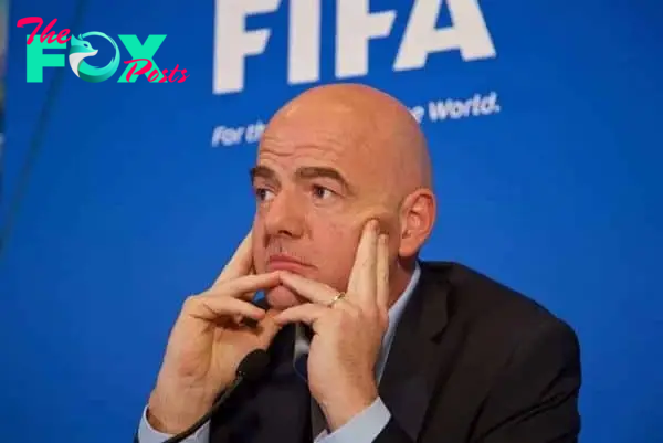 CARDIFF, WALES - Friday, March 4, 2016: New FIFA president Gianni Infantino during a press conference ahead of the International Football Association Board (IFAB) 130th Annual General Meeting (AGM) at the St. David's Hotel. (Pic by David Rawcliffe/Propaganda)