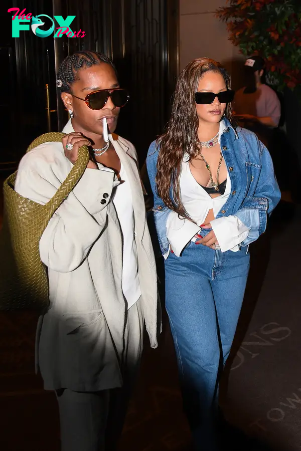 Rihanna and A$AP Rocky.
