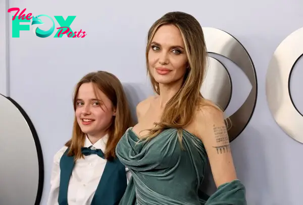 Angelina Jolie and Vivienne Jolie-Pitt at the 2024 Tony Awards