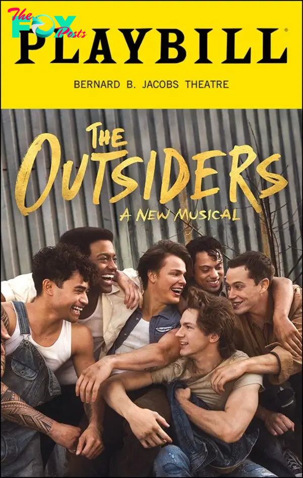 "The Outsiders" Broadway playbook