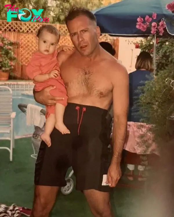 Bruce Willis and daughter