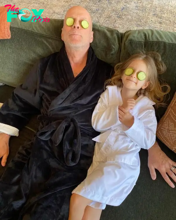 Bruce Willis and daughter