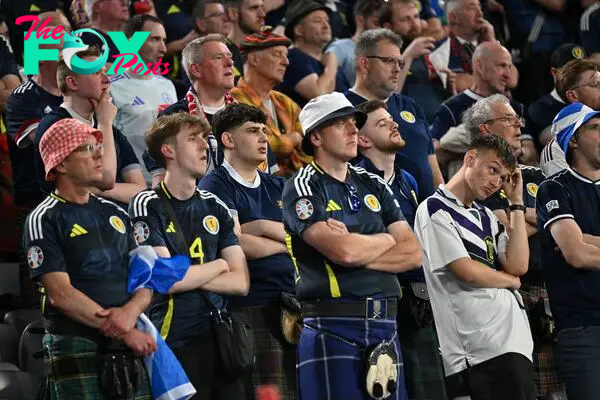 All to play for | Scotland fans look rather dejected in their team's opening game but there are still two more to pick up points.