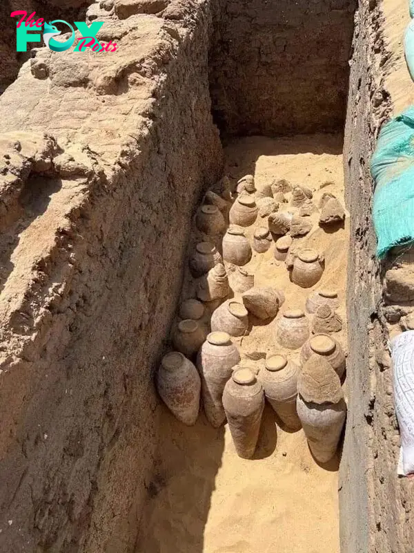 5000-Year-Old Pharaonic wine jars found intact at Abydos - Egypt Museum