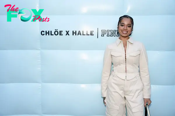 Ella Mai at the Chlöe x Halle and VS PINK Celebrate the Launch of Design Collaboration in 2023.