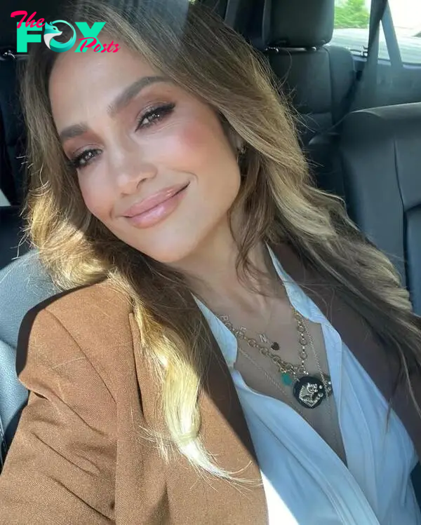 Jennifer Lopez smiling