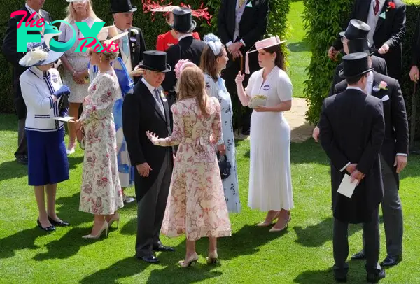 Michael Middleton, Zara Tindall, Princess Beatrice, Carole Middleton, Princess Eugenie