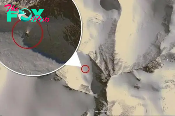 Conspiracy theorists think they've found a 'spotlight pointing to a model city' in a remote Antarctic mountain on Google Maps | The Sun