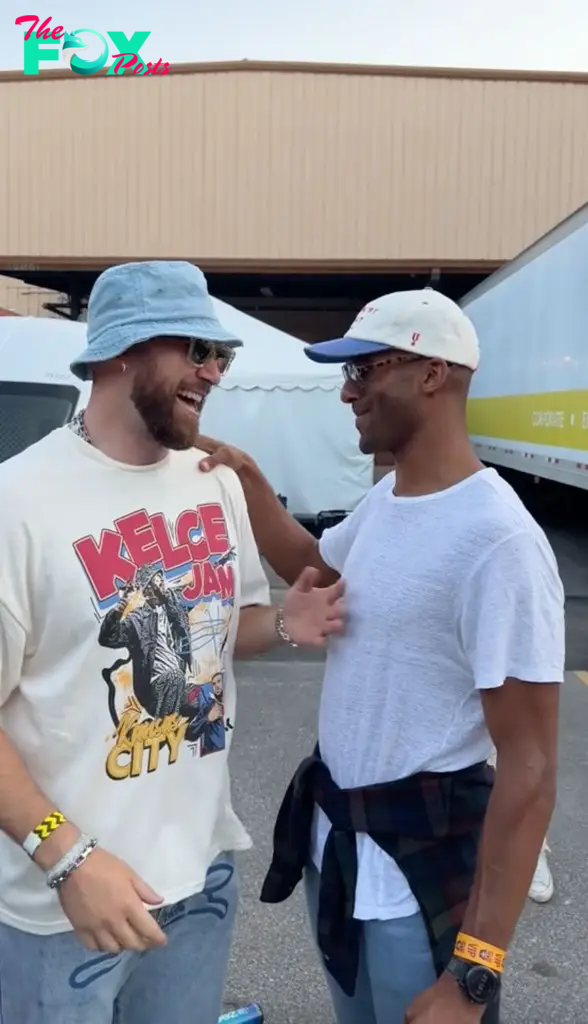 Travis Kelce and Matt James. 