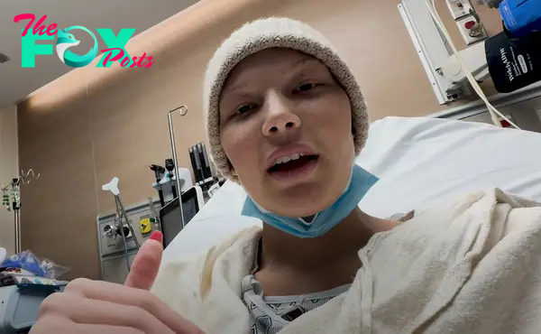 Isabella Strahan in the hospital.