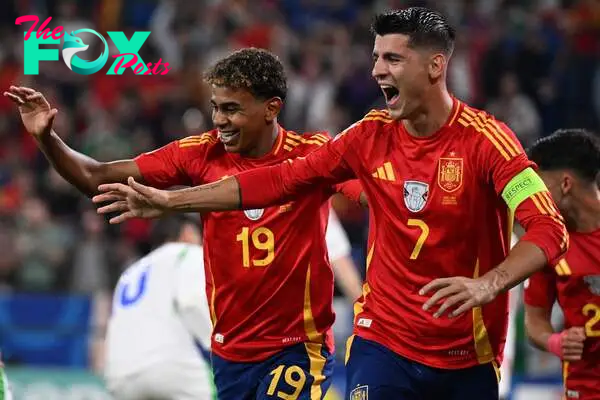 Spain won Group B with a game to spare by beating Italy in style in Gelsenkirchen, as Riccardo Calafiori’s second-half own goal gave La Roja their second victory.