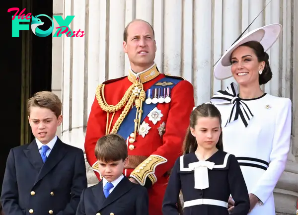 Kate Middleton, Prince William, Prince George, Princess Charlotte and Prince Louis