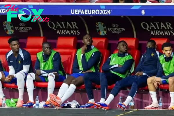 DÜSSELDORF, GERMANY - Monday, June 17, 2024: France's  Ibrahima Konaté during the UEFA Euro 2024 Group D match between Austria and France at the Düsseldorf Arena. France won 1-0. (Photo by David Rawcliffe/Propaganda)