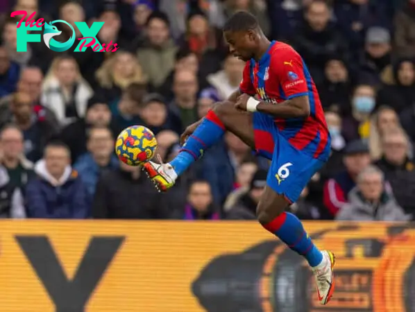 LONDON, ENGLAND - Sunday, January 23, 2022: Crystal Palace's Marc Guéhi during the FA Premier League match between Crystal Palace FC and Liverpool FC at Selhurst Park. Liverpool won 3-1. (Pic by David Rawcliffe/Propaganda)