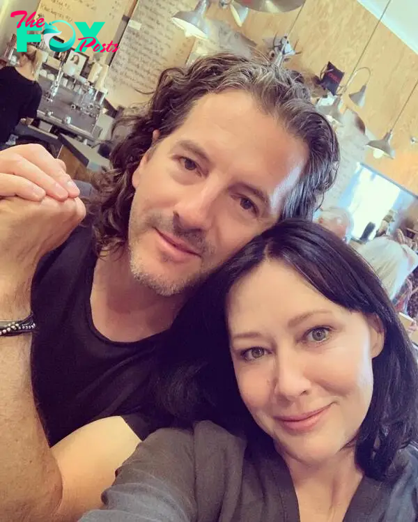 Shannen Doherty and Kurt Iswarienko