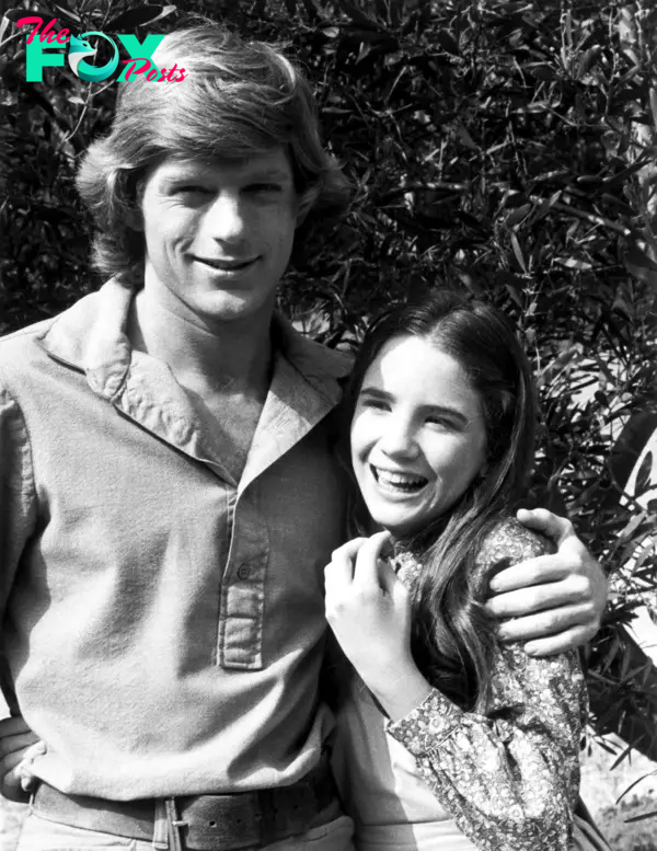 Dean Butler and Melissa Gilbert in "Little House on the Prairie."