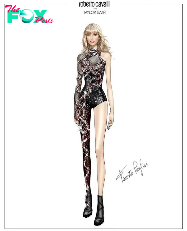 Taylor Swift outfit sketch
