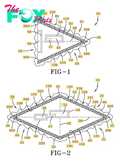 US patents filed several years after the Calvine incident have an interesting similarity to the object seen in Scotland