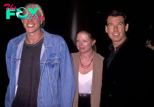 Christopher Brosnan, Charlotte Brosnan and Pierce Brosnan