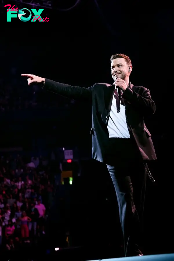 Justin Timberlake performing