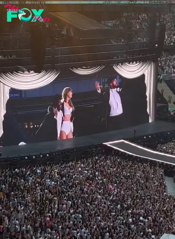 Taylor Swift brought Travis Kelce up on stage during London Eras Tour stop