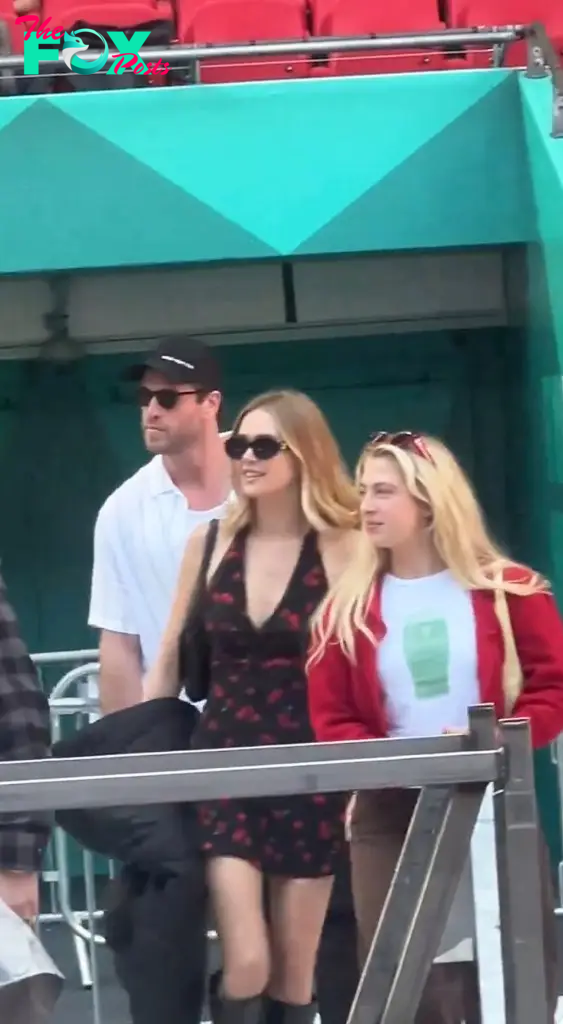 Liam Hemsworth, Gabriella Brooks and Anaïs Gallagher