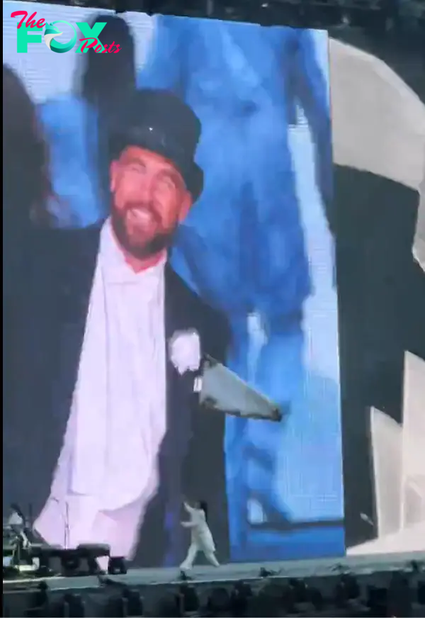 Taylor Swift brought Travis Kelce up on stage during London Eras Tour stop
