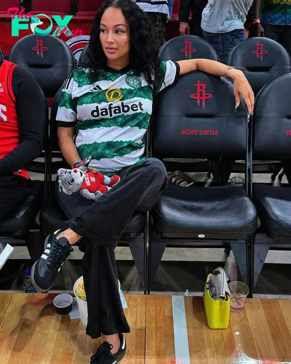 Draya Michele at an NBA game.