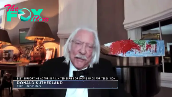 Donald Sutherland at the 2021 Critics choice awards