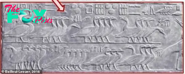 However, inscriptions found inside other burials throughout Egypt suggested the ancient people knew about the toxins. The text included areas were 'forbidden' because of 'evil spirits' (pictured)