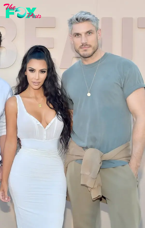 Kim Kardashian with Chris Appleton. 