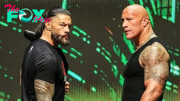 He was originally meant to face his cousin Roman Reigns, but now Rock is teaming with him