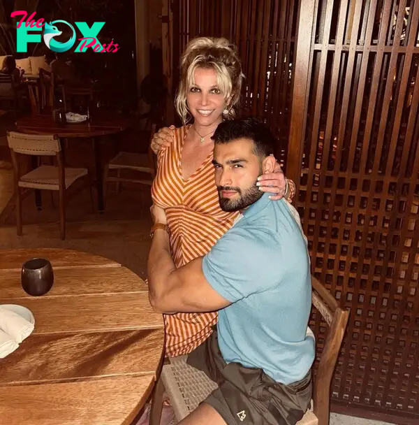 Britney Spears and Sam Asghari