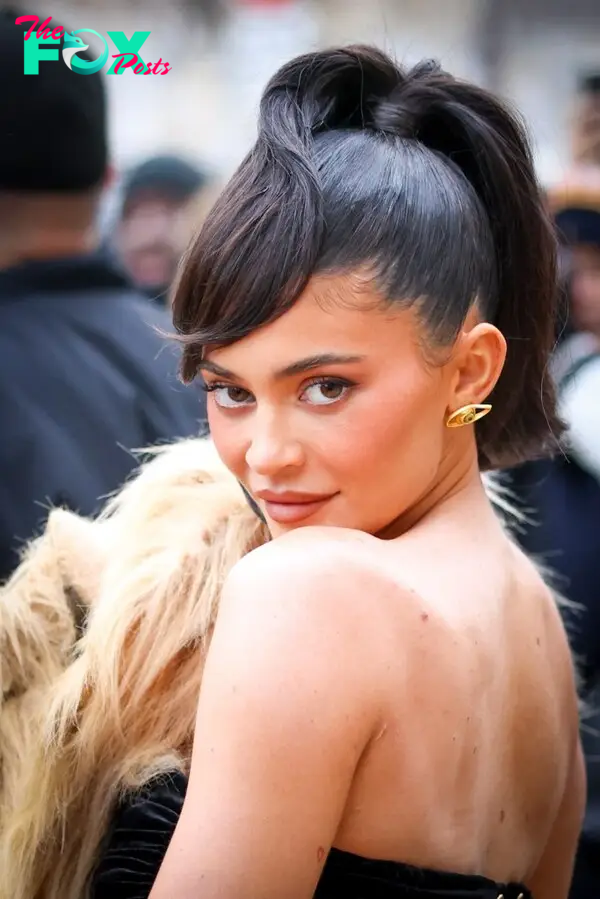 Kylie Jenner at 2023 Paris Fashion Week. 