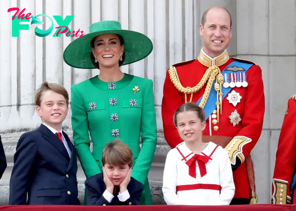 Prince George, Kate Middleton, Prince William, Prince Louis and Princess Charlotte